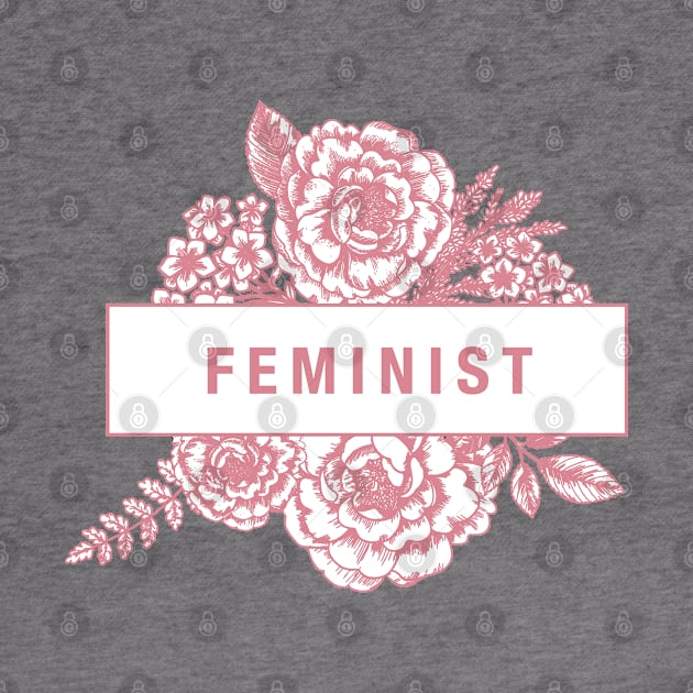 Floral FEMINIST Sticker by aterkaderk